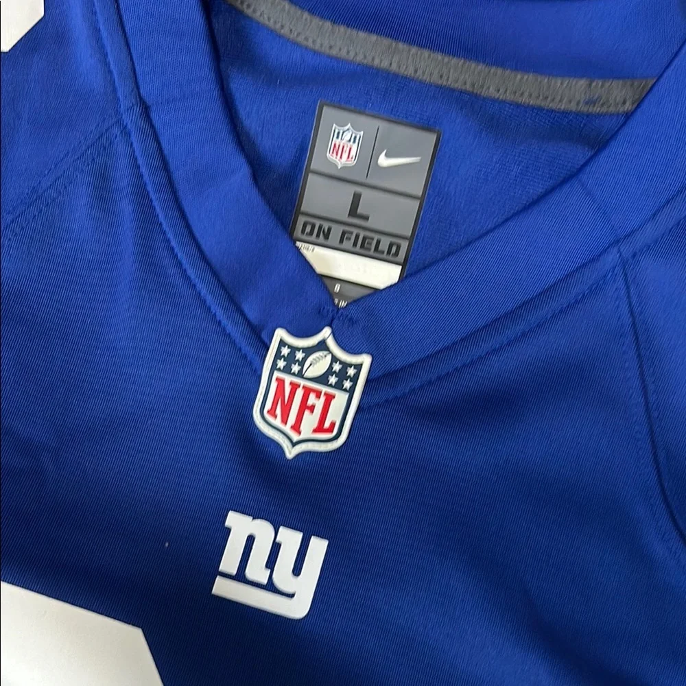 Nike Blue and White Jersey Authentic NFL Shirt